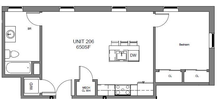 Apartment for rent at 103 S Main St #206, Quakertown, PA 18951