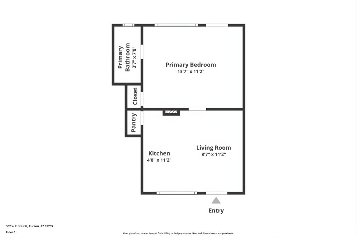 Apartment for rent at 302 W Flores St #3, Tucson, AZ 85705