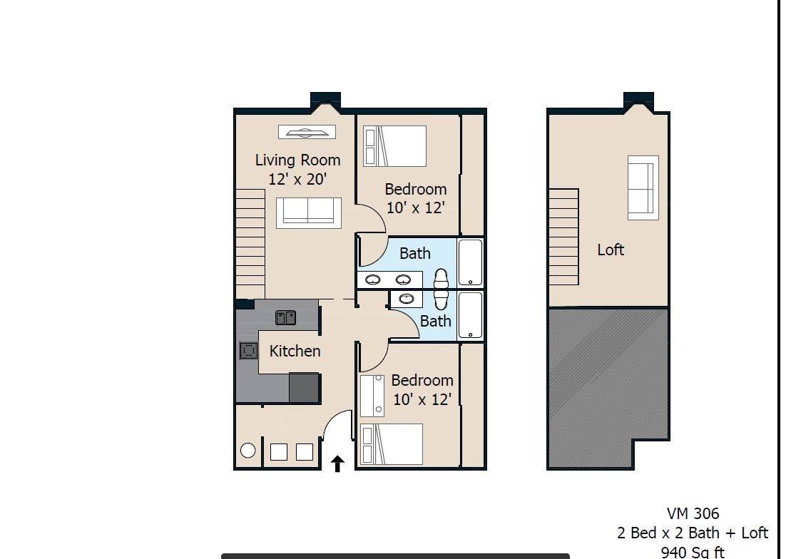 Apartment for rent at 5907 Monterey Rd, Los Angeles, CA 90042