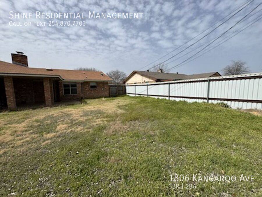 House for rent at 1806 Kangaroo Ave, Killeen, TX 76543