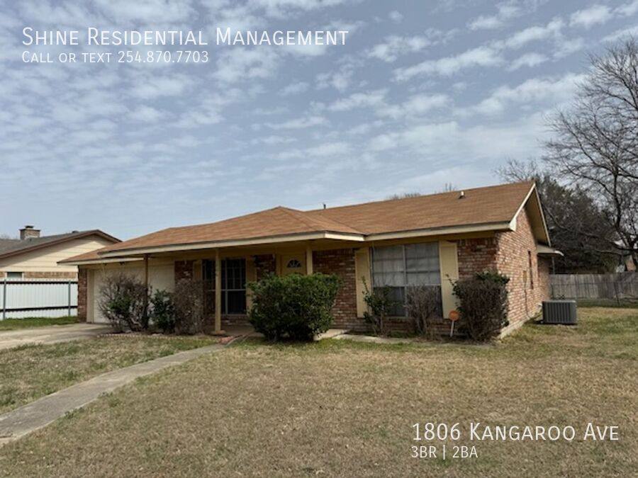House for rent at 1806 Kangaroo Ave, Killeen, TX 76543