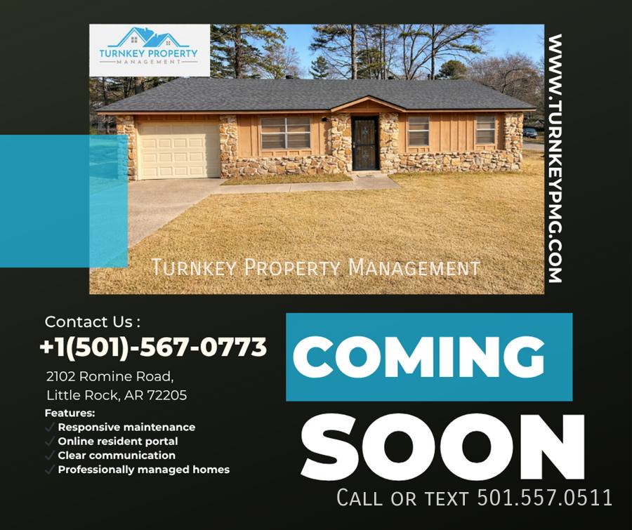 House for rent at 2101 Romine Rd, Little Rock, AR 72205