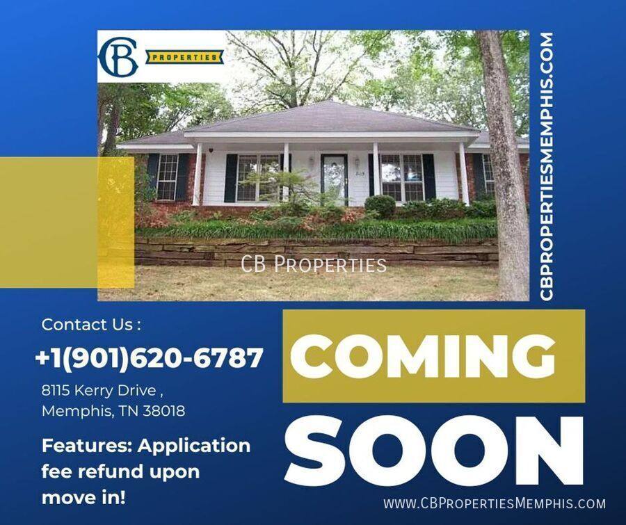 House for rent at 8115 Kerry Dr, Cordova, TN 38018