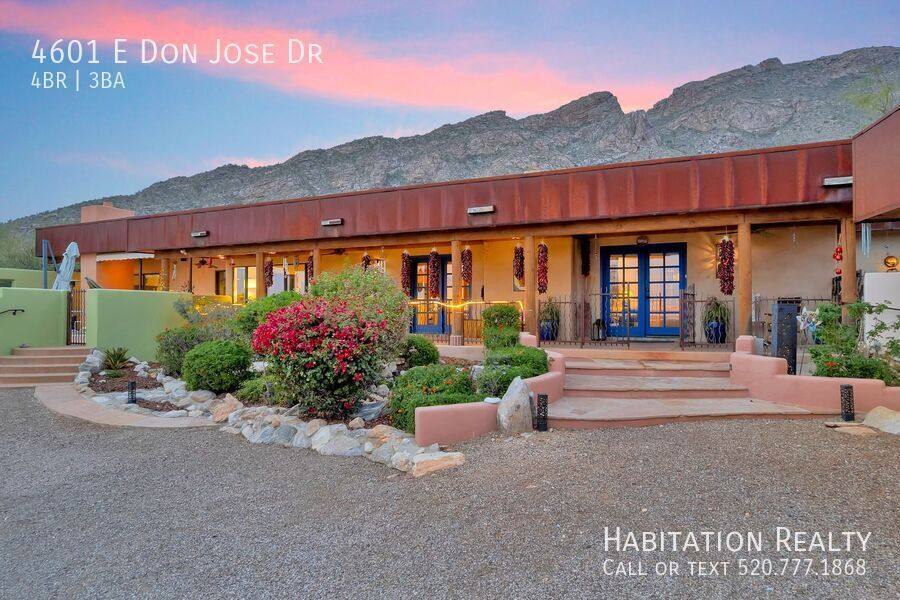 House for rent at 4601 E Don Jose Dr, Tucson, AZ 85718