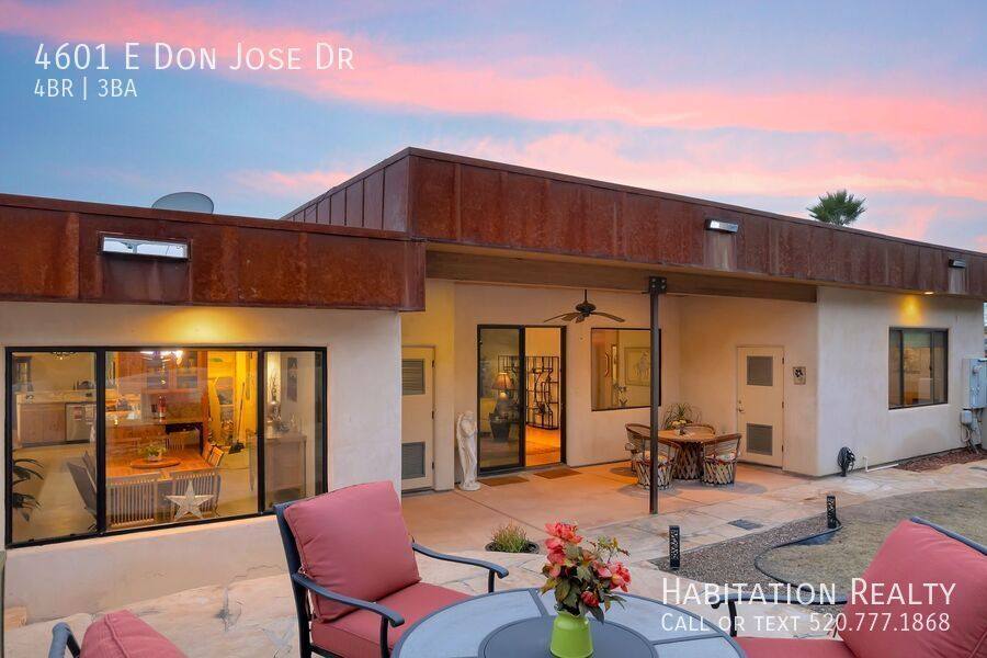 House for rent at 4601 E Don Jose Dr, Tucson, AZ 85718