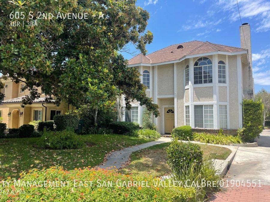 Townhouse for rent at 605 S 2nd Ave #A, Arcadia, CA 91006