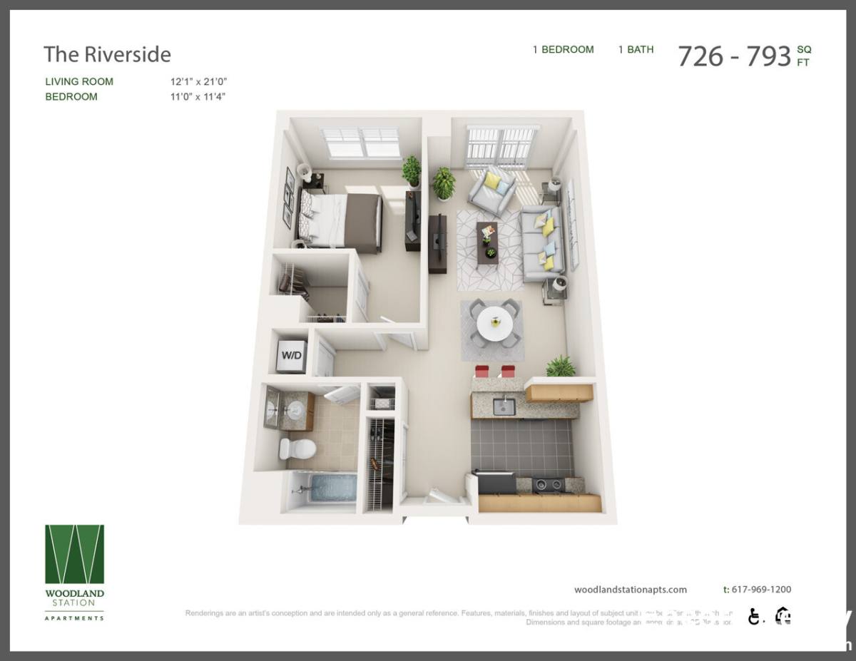 Apartment for rent at 1940 Washington St #234, Auburndale, MA 02466