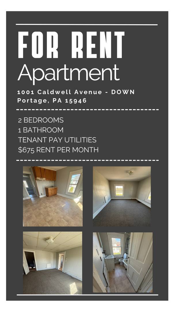 Apartment for rent at 1001 Caldwell Ave, Portage, PA 15946