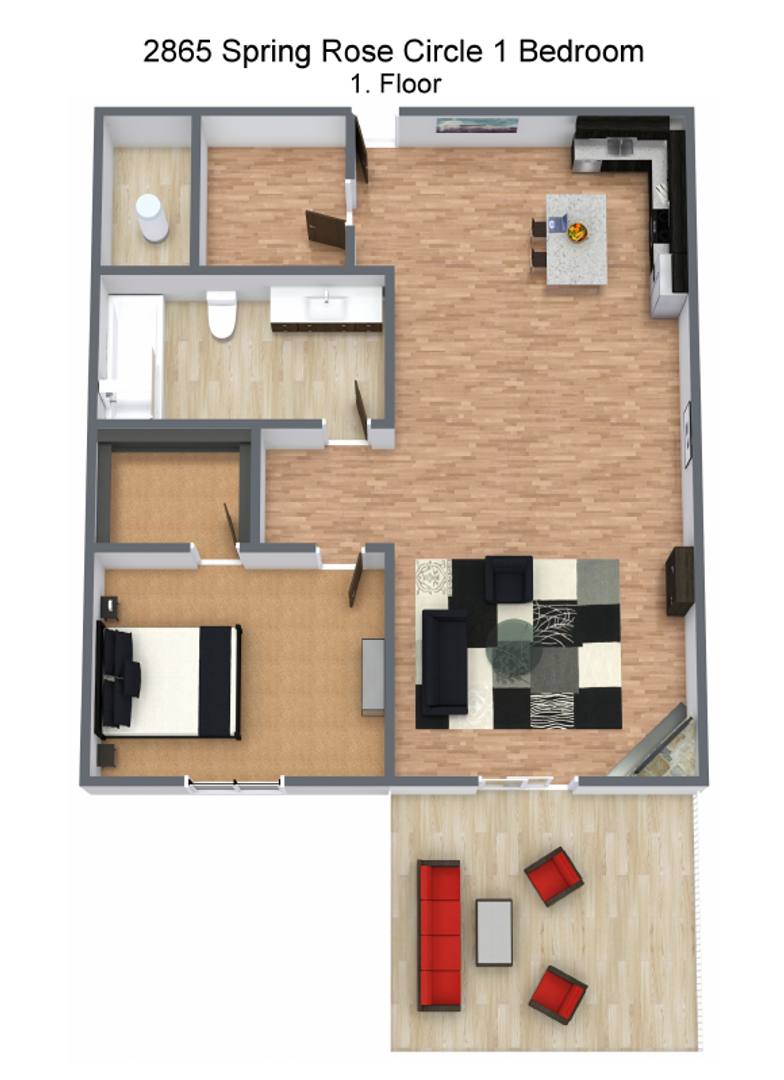 Apartment for rent at 2865 Spring Rose Circle, Coralville, IA 52241