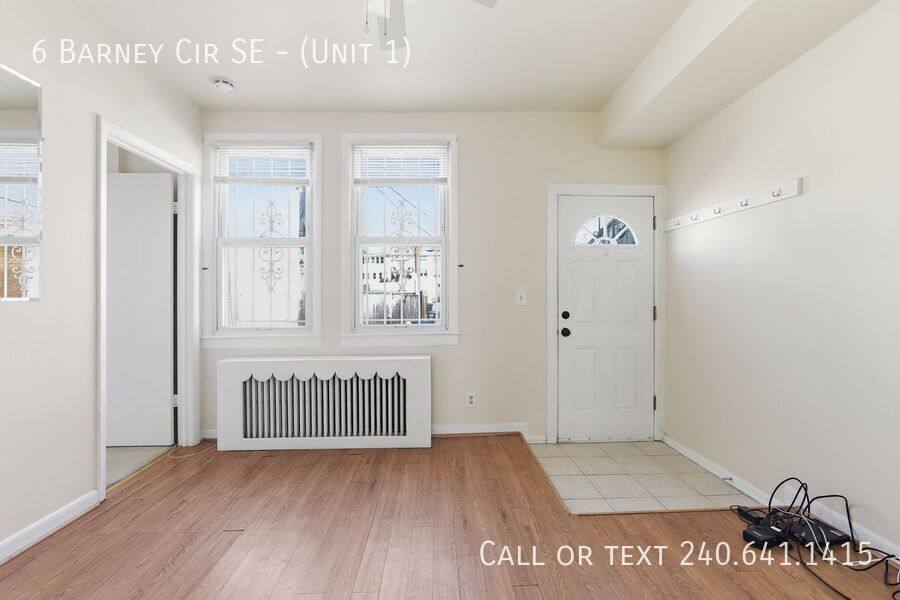 Apartment for rent at 6 Barney Circle SE #1, Washington, DC 20003