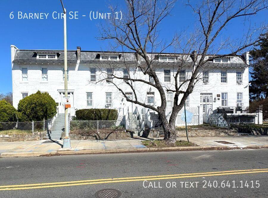 Apartment for rent at 6 Barney Circle SE #1, Washington, DC 20003