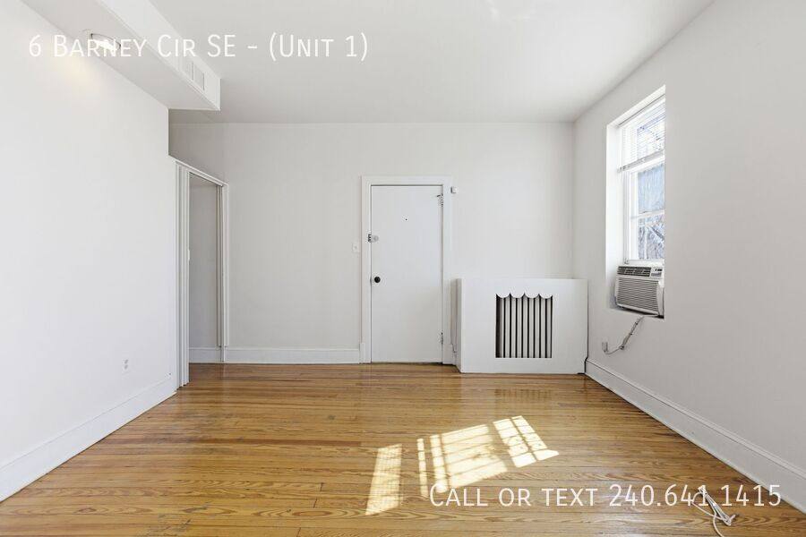 Apartment for rent at 6 Barney Circle SE #1, Washington, DC 20003
