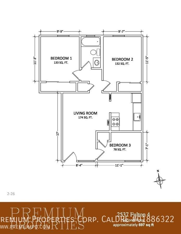 Apartment for rent at 2537 Fulton St, Berkeley, CA 94704