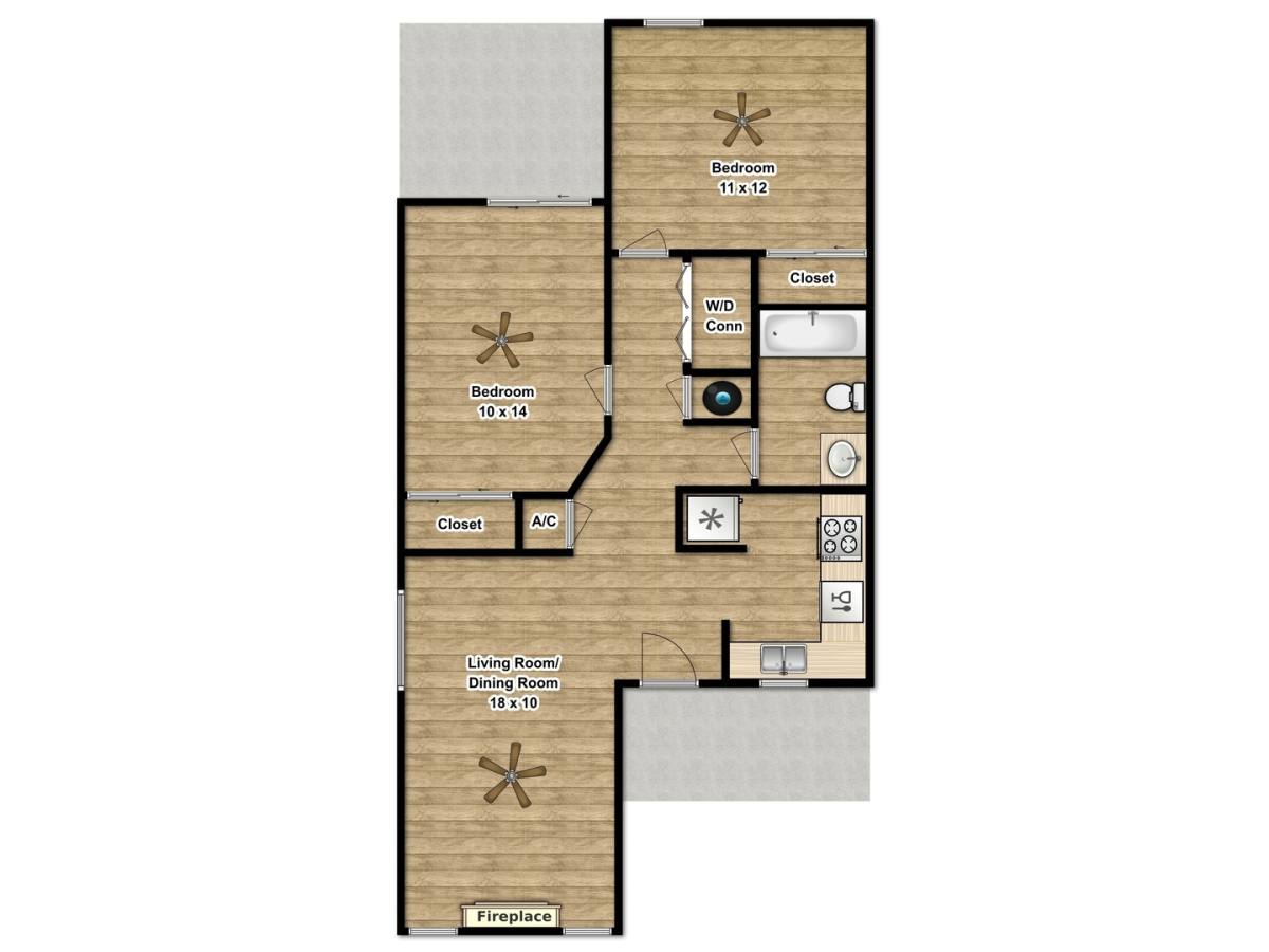 Apartment for rent at 3617 Choctaw, Bryan, TX 77808