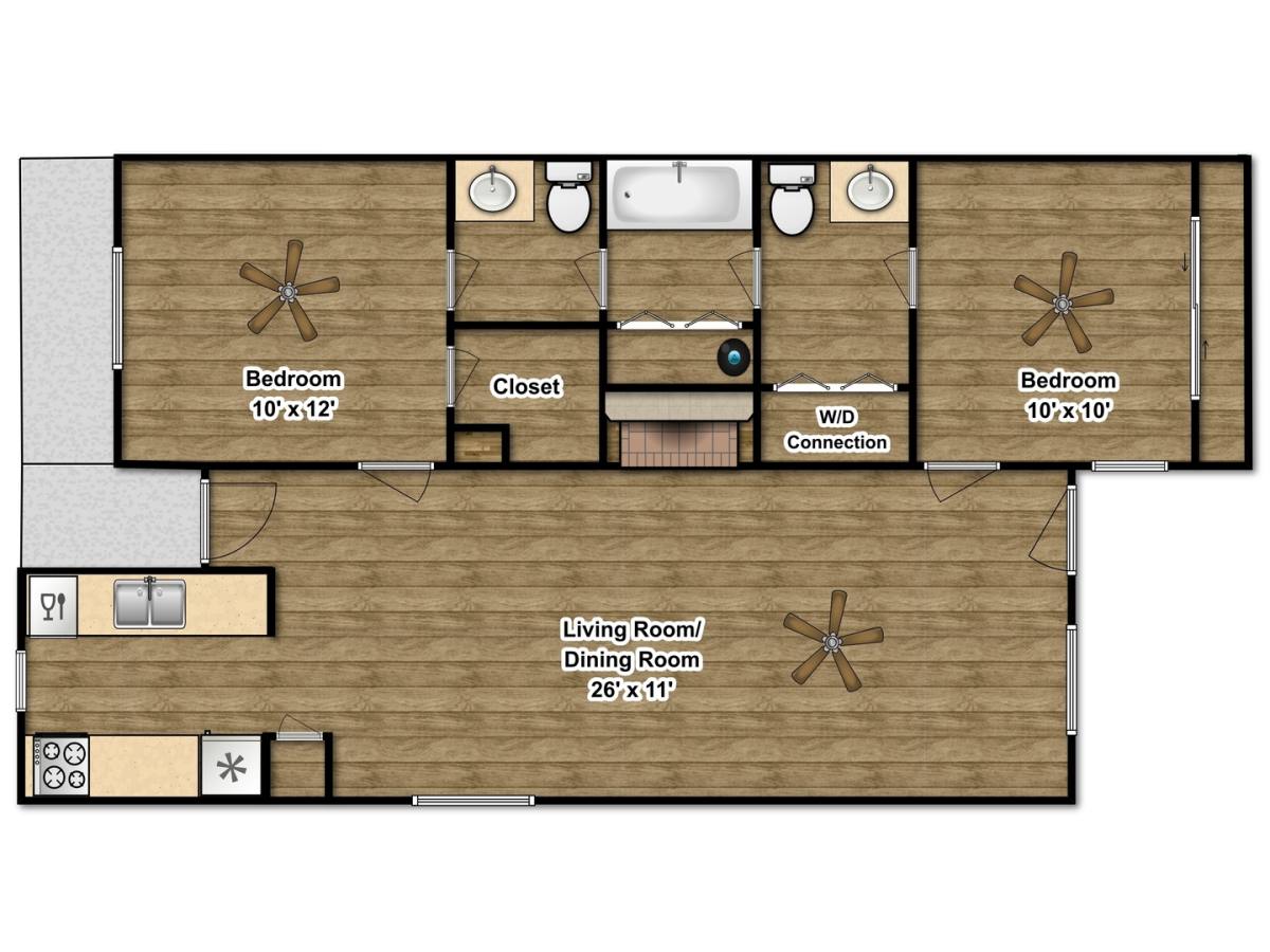 Apartment for rent at 3702 Elliott, Bryan, TX 77802