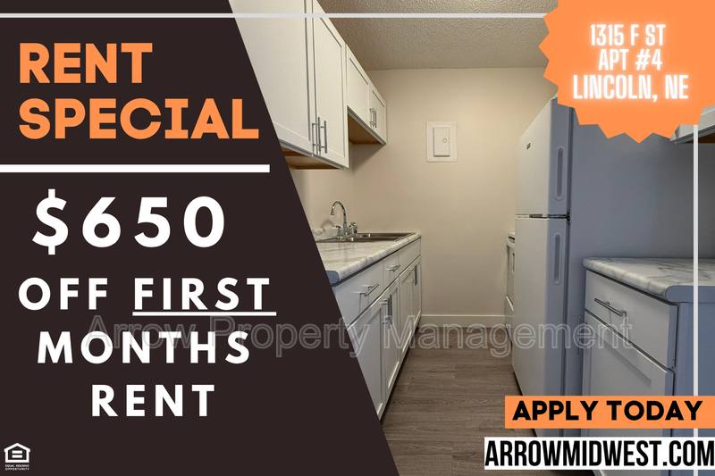 Apartment for rent at 1315 F St #4, Lincoln, NE 68508
