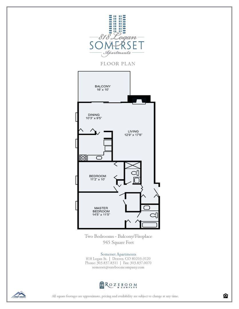 Apartment for rent at 818 N Logan St, Denver, CO 80203
