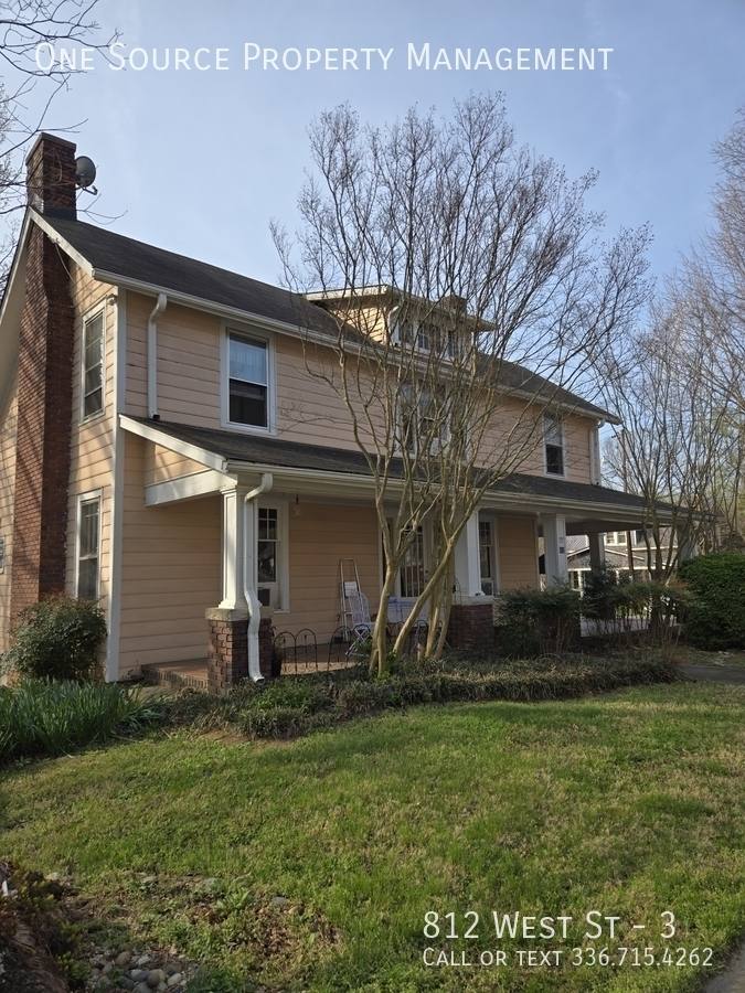 Apartment for rent at 812 W St #3, Winston Salem, NC 27101