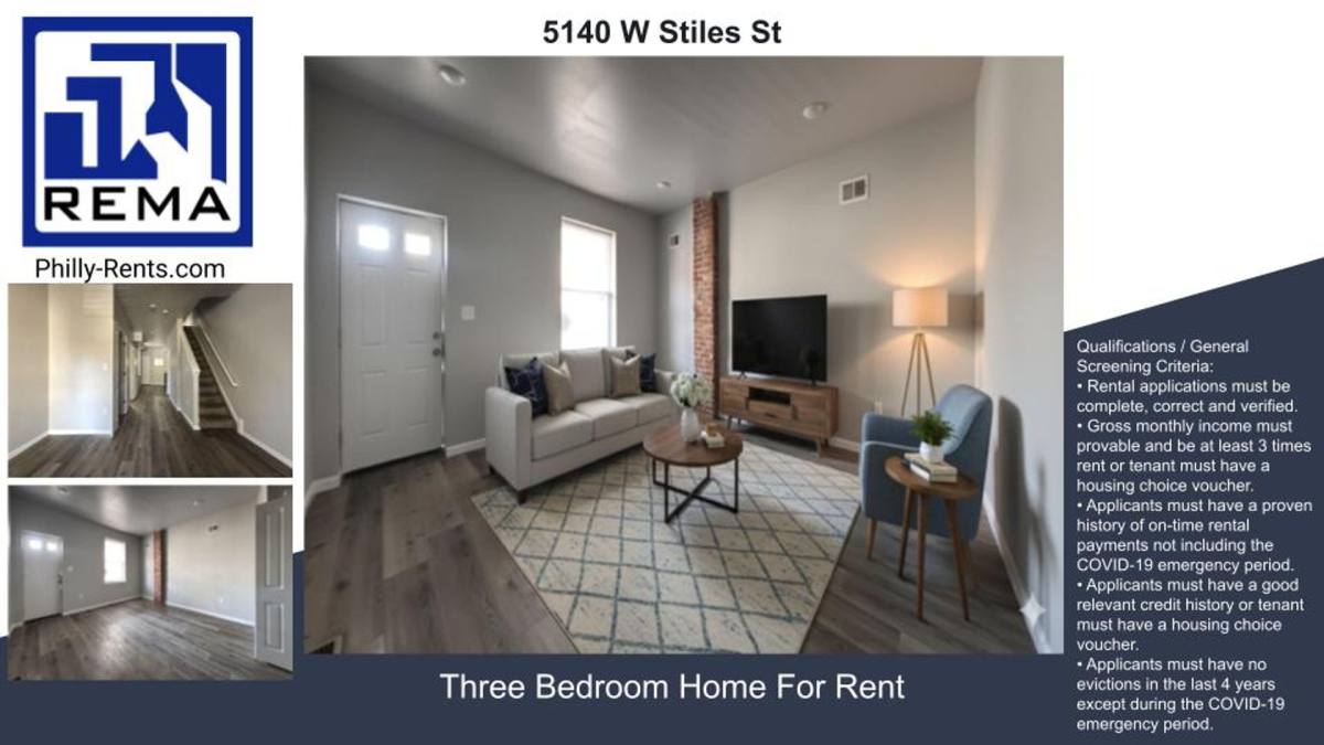 House for rent at 5140 W Stiles St, Philadelphia, PA 19131