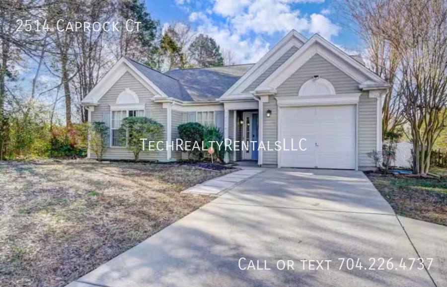 House for rent at 2514 Caprock Court, Charlotte, NC 28213