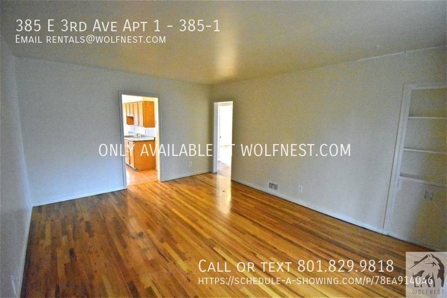 Apartment for rent at 385 E 3rd Ave #1, Salt Lake City, UT 84103