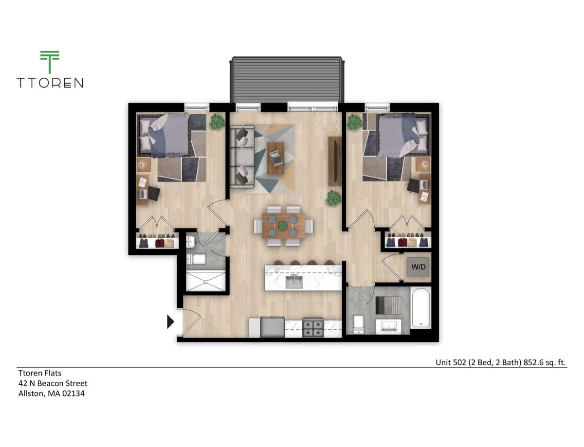 Apartment for rent at 42 N Beacon St #402, Allston, MA 02134