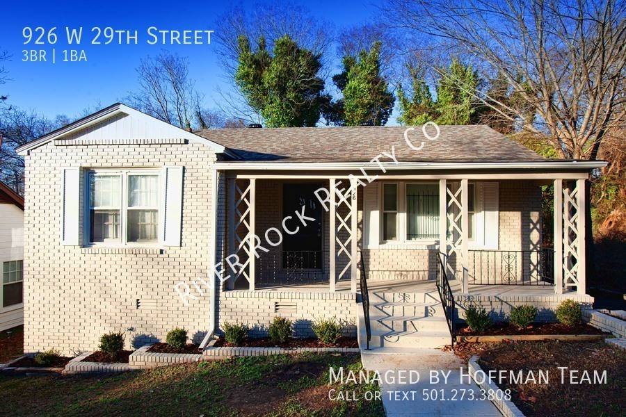 House for rent at 926 W 29th St, Little Rock, AR 72206