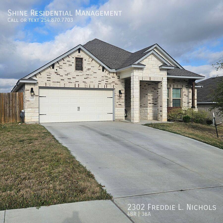 House for rent at 2302 Freddie L Nichols, Harker Heights, TX 76548