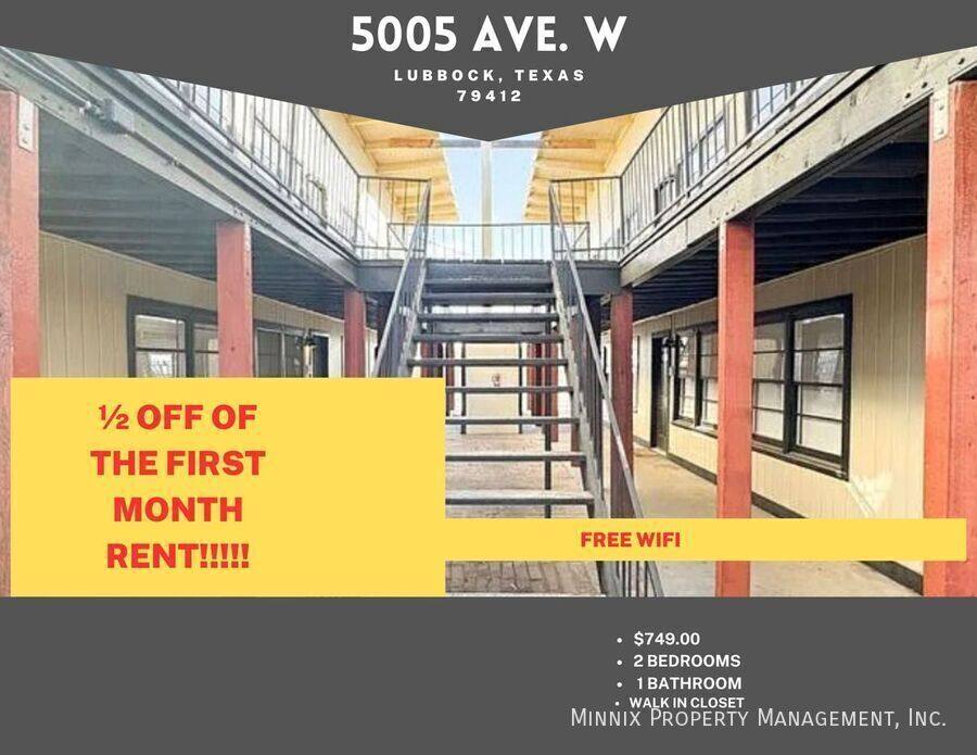 Apartment for rent at 5005 Ave W #1, Lubbock, TX 79412