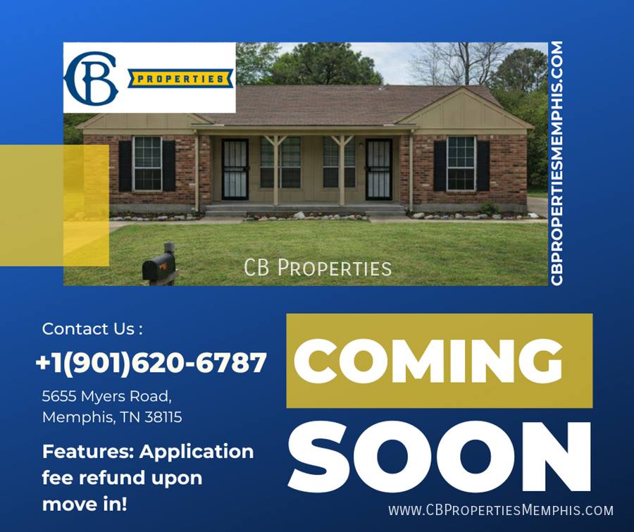 House for rent at 5655 Myers Rd, Memphis, TN 38115