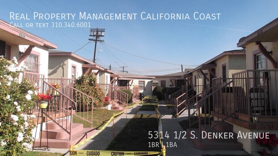 House for rent at 5314 1 2 S Denker Ave, Los Angeles, CA 90062