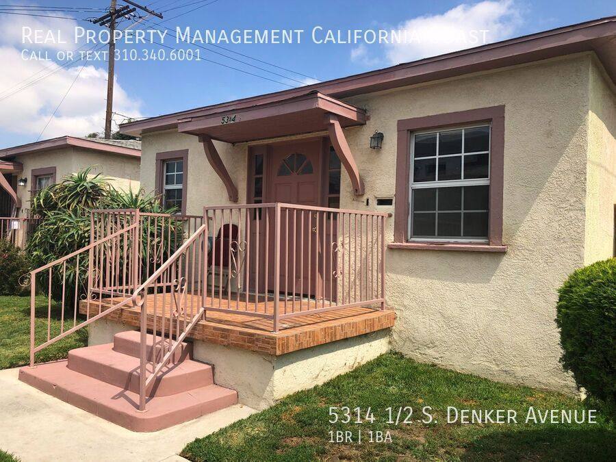 House for rent at 5314 1 2 S Denker Ave, Los Angeles, CA 90062