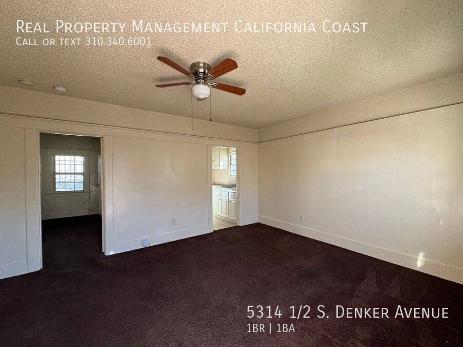 House for rent at 5314 1 2 S Denker Ave, Los Angeles, CA 90062
