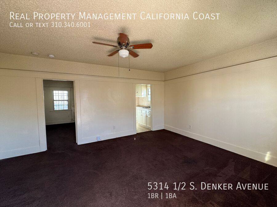 House for rent at 5314 1 2 S Denker Ave, Los Angeles, CA 90062