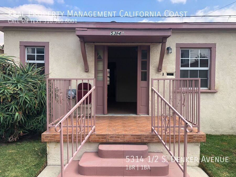 House for rent at 5314 1 2 S Denker Ave, Los Angeles, CA 90062