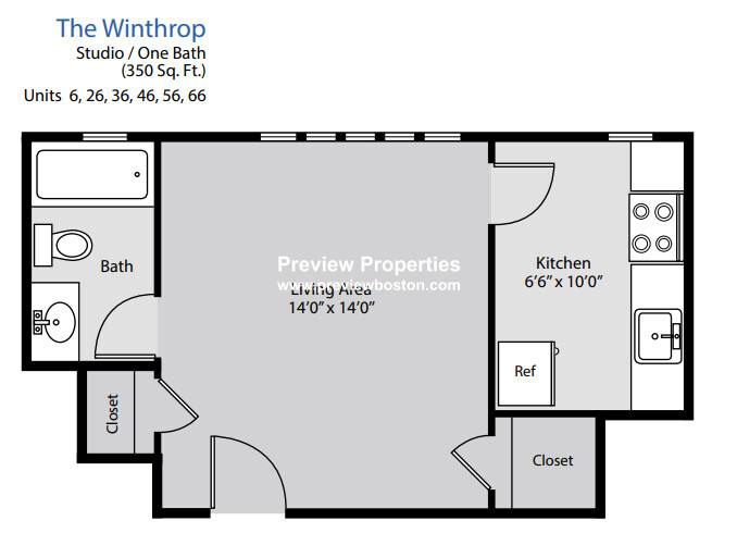 Apartment for rent at 1470 Beacon St #66P, Brookline, MA 02446