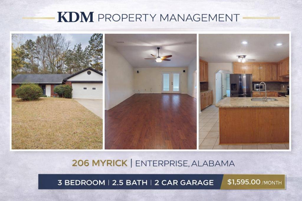 House for rent at 206 Myrick Dr, Enterprise, AL 36330