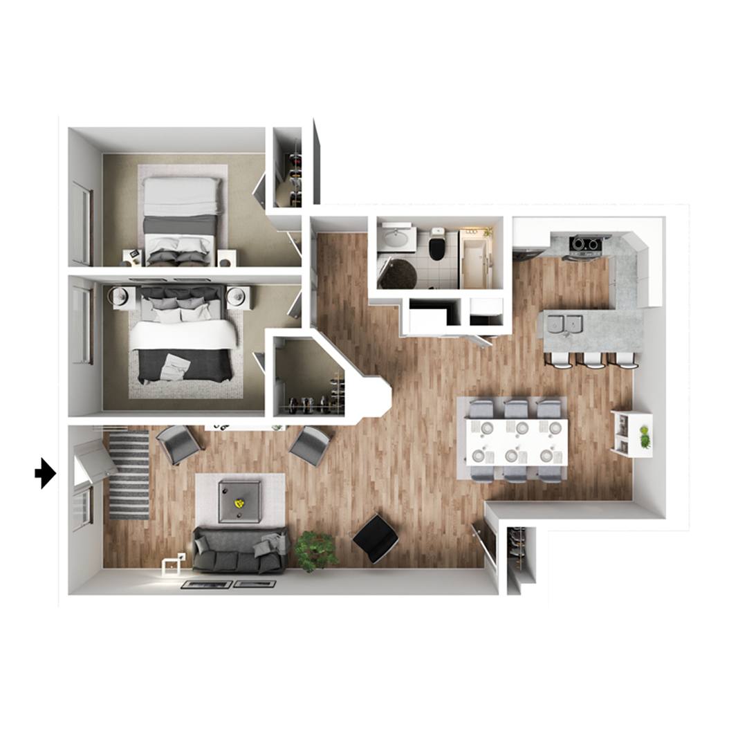 Apartment for rent at 320 E 4th St, Davenport, IA 52801