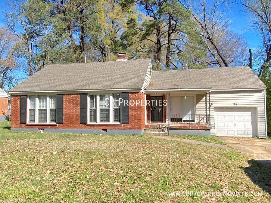 House for rent at 722 Lydgate Rd, Memphis, TN 38116