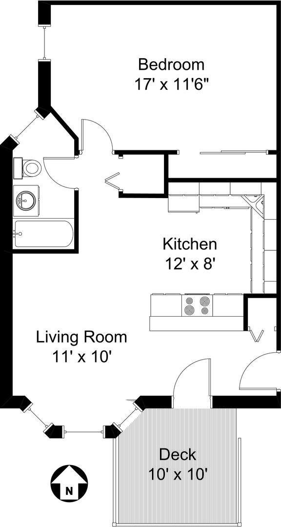 Apartment for rent at 721 W Briar Place, Chicago, IL 60657