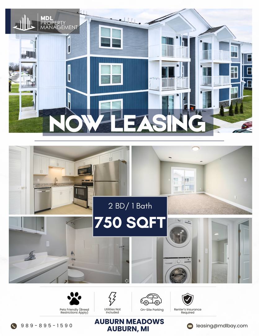 Apartment for rent at 4949 Garfield, Auburn, MI 48611