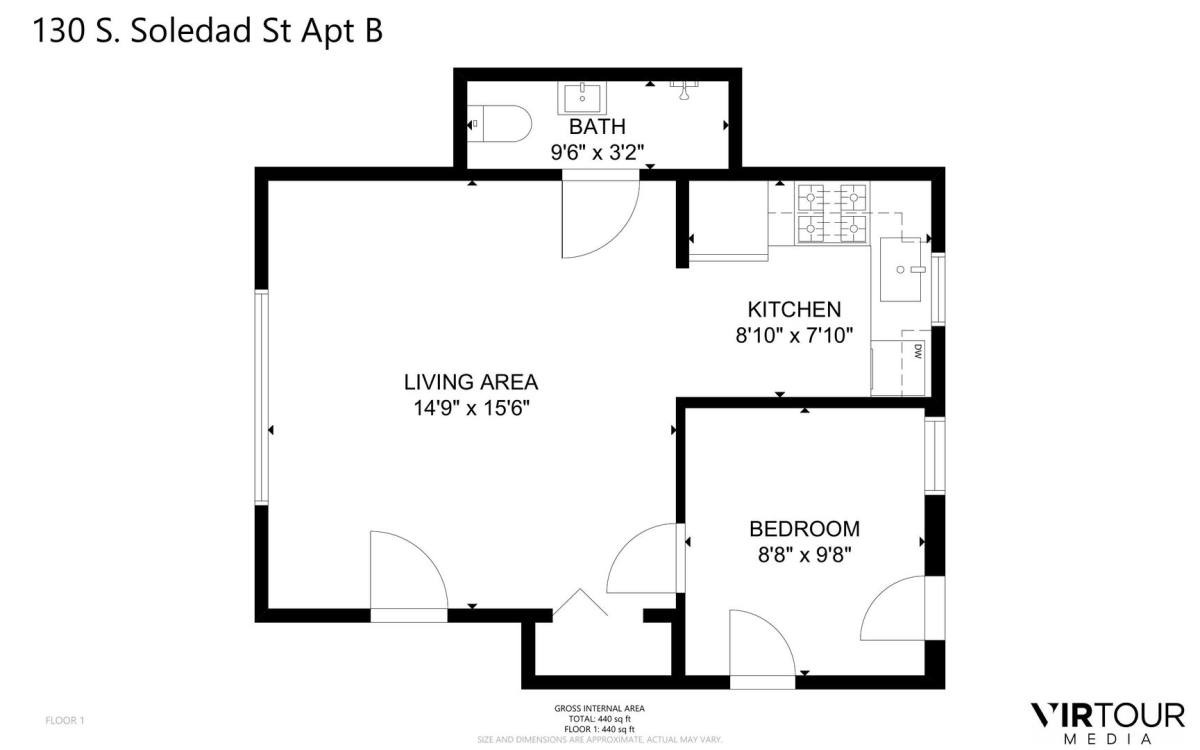 Apartment for rent at 130 S Soledad St, Santa Barbara, CA 93103