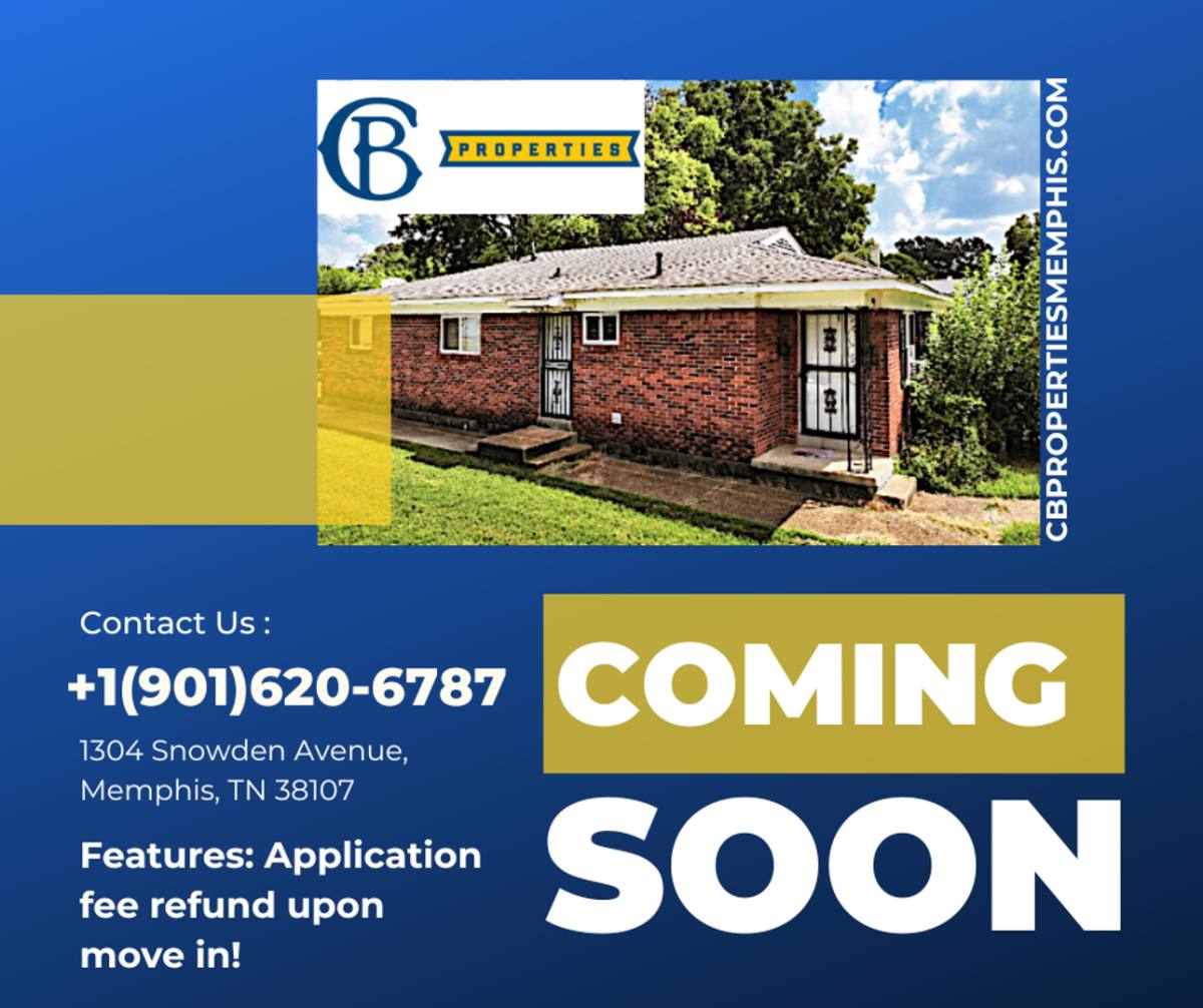 Apartment for rent at 1304 1306 Snowden Ave, Memphis, TN 38107
