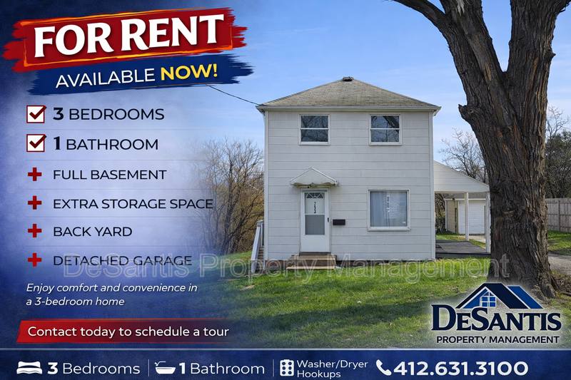 House for rent at 753 E Dr, Clairton, PA 15025