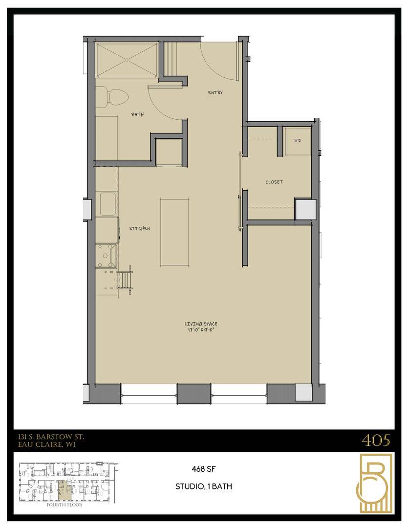 Apartment for rent at 131 S Barstow St, Eau Claire, WI 54701