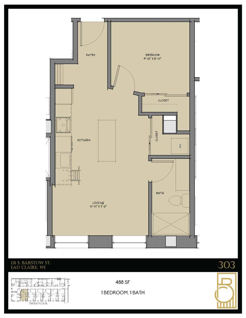 Apartment for rent at 131 S Barstow St, Eau Claire, WI 54701