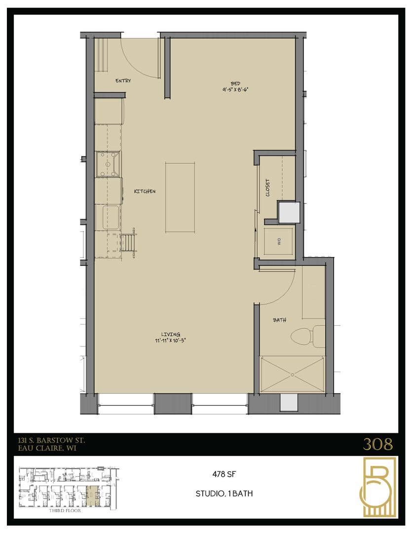 Apartment for rent at 131 S Barstow St, Eau Claire, WI 54701