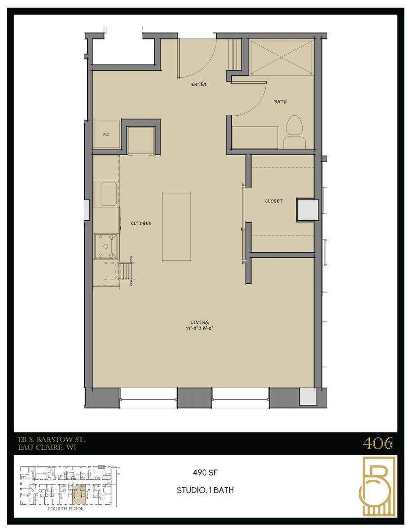 Apartment for rent at 131 S Barstow St, Eau Claire, WI 54701