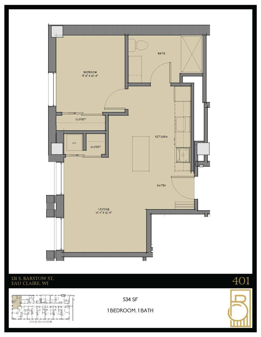 Apartment for rent at 131 S Barstow St, Eau Claire, WI 54701