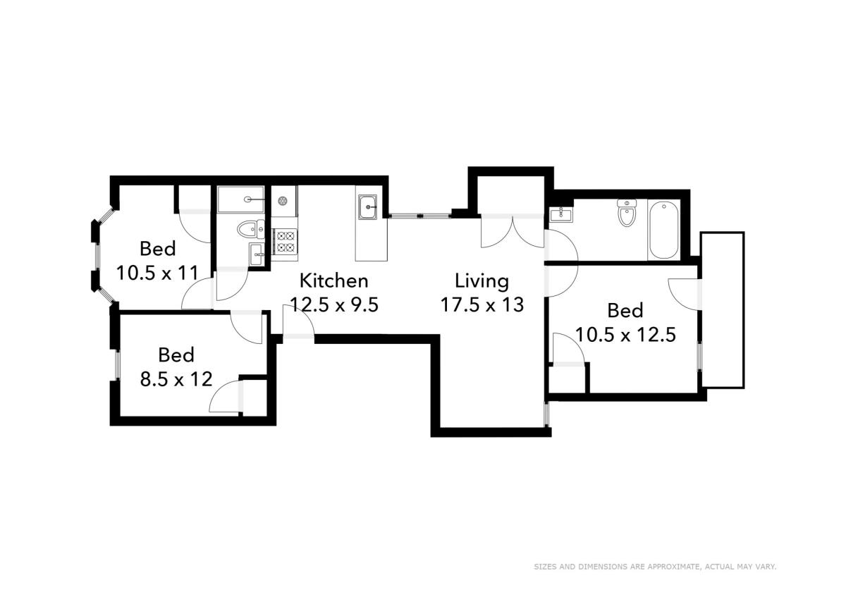 Apartment for rent at 142 Chelsea #2, East Boston, MA 02128